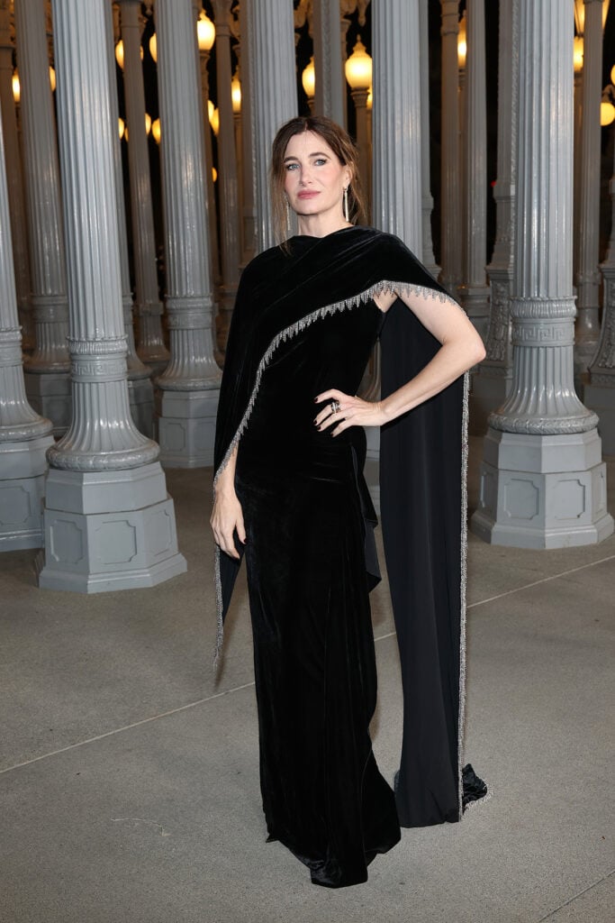 Kathryn Hahn attends the 2025 LACMA Art+Film Gala, Kathryn Hahn, Lanvin Fall 2025, Peter Copping, Concorde gown, 2025 LACMA Art+Film Gala red carpet