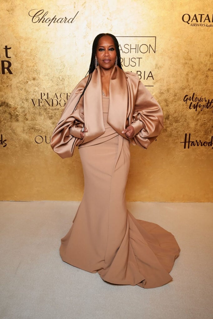 Regina King Fashion Trust Arabia 2025 Awards red carpet, Regina King Elie Saab Spring 2025 Haute Couture, Regina King Elie Saab gown, Elie Saab Haute Couture 2025, Fashion Trust Arabia 2025 celebrity fashion