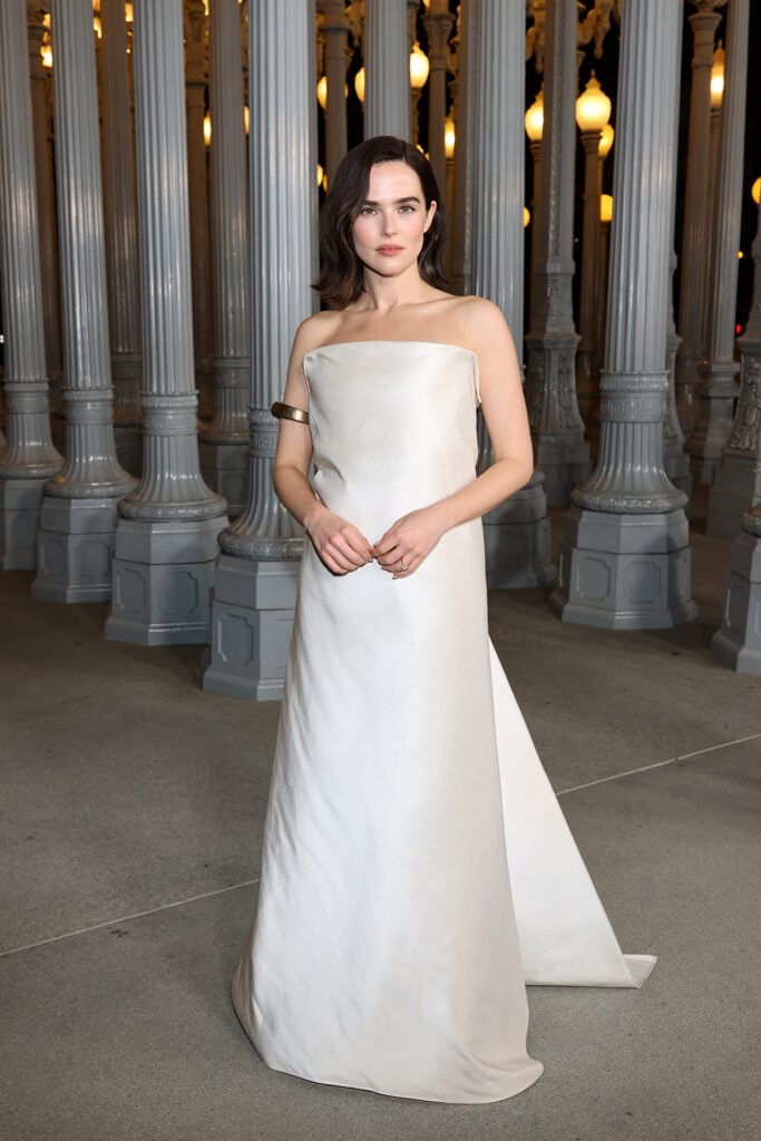 Zoey Deutch attends the 2025 LACMA Art+Film Gala, Zoey Deutch, Donna Karan, Tiffany & Co., 2025 LACMA Art+Film Gala red carpet
