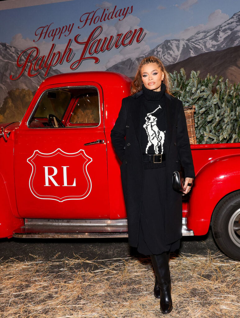 Ralph Lauren Holiday Experience, Ralph Lauren Holiday Experience Los Angeles, Ralph Lauren red carpet, Kate Hudson Ralph Lauren, Phoebe Dynevor Ralph Lauren, holiday fashion event LA, Ralph Lauren holiday style, celebrity festive dressing
