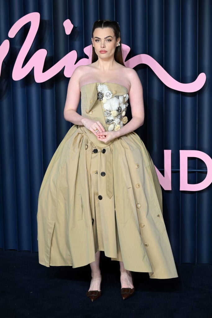 harli Howard Patrick McDowell, trench coat corset, The Fashion Awards 2025 red carpet