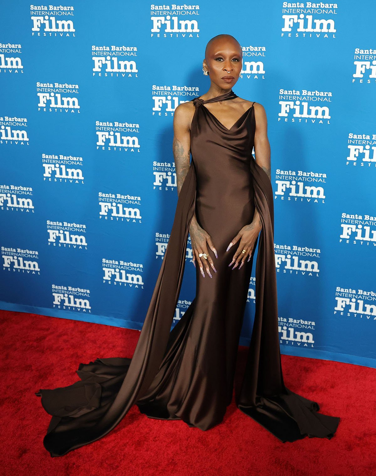 Cynthia Erivo Wore Danielle Frankel To The Santa Barbara International Film Festival