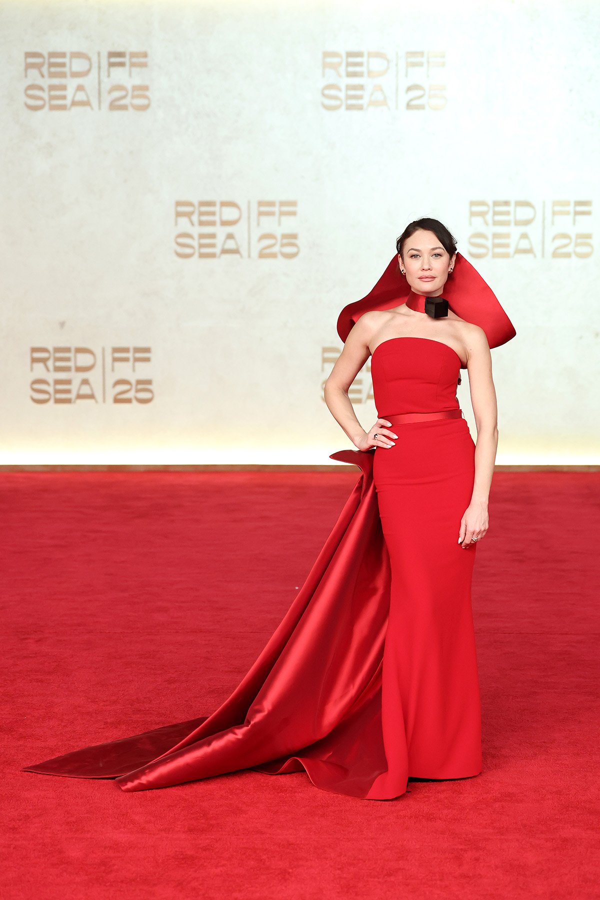 Olga Kurylenko Wore Charbel Zoé, Elie Saab, Armani & Tima Abid For The 2025 Red Sea International Film Festival