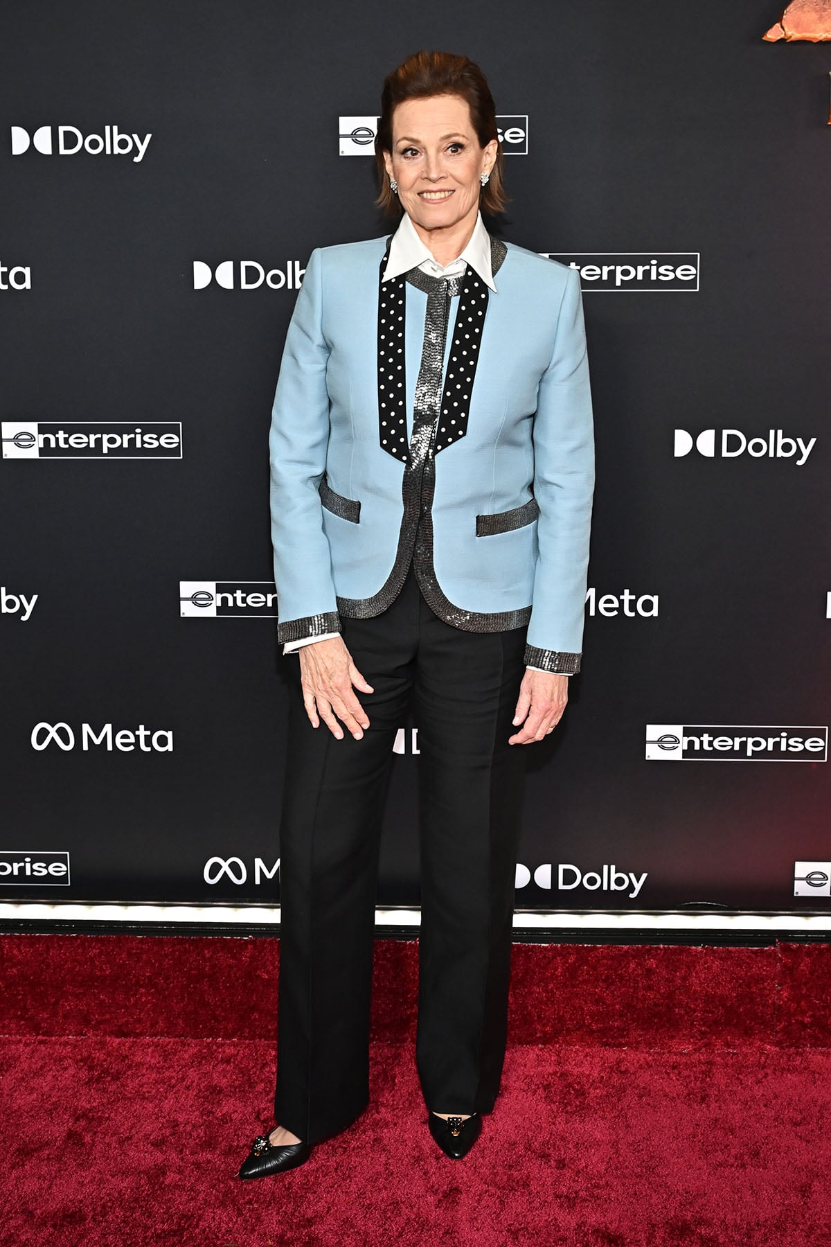 Sigourney Weaver Wore Valentino To The ‘Avatar: Fire and Ash’ World Premiere