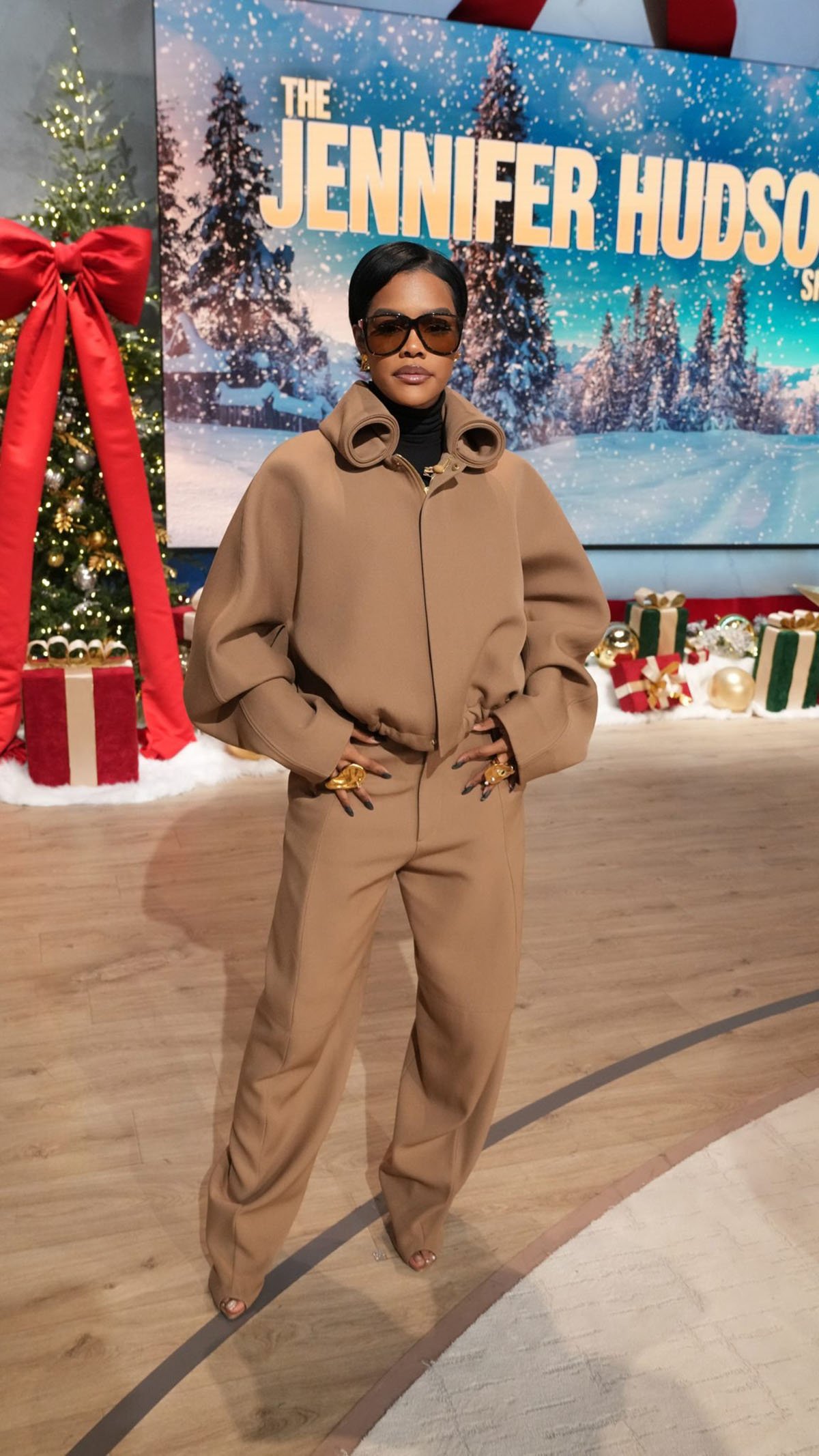 Teyana Taylor Wore Victoria Beckham On The Jennifer Hudson Show