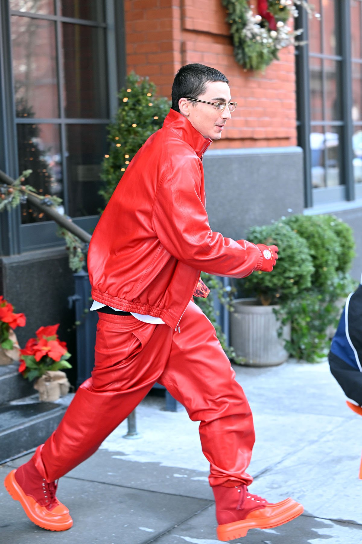 Timothée Chalamet Commits To Givenchy Leather for ‘Marty Supreme’ Press Tour