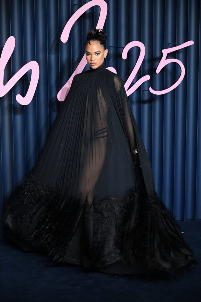 Yasmin Finney in Stéphane Rolland Haute Couture