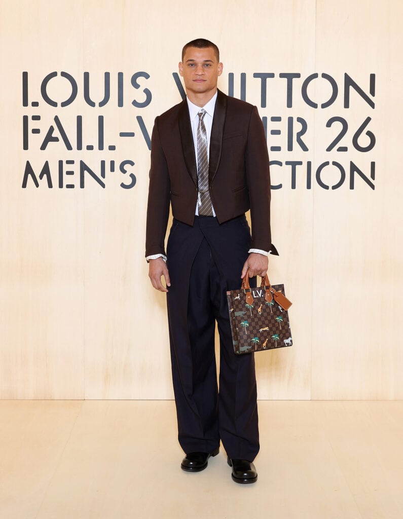 Front Row at Louis Vuitton Fall 2026 Men's Fashion Week - Red