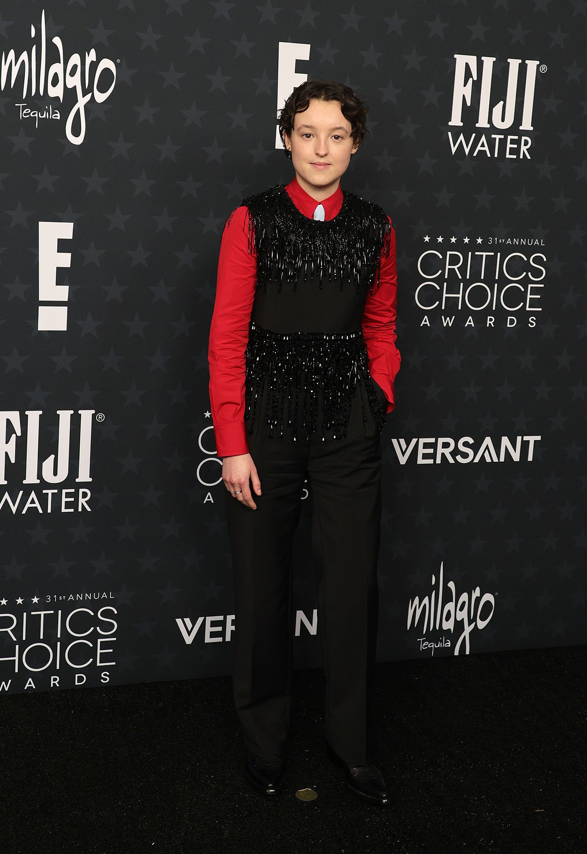 Celebrities in Prada for the 2026 Critics’ Choice Awards