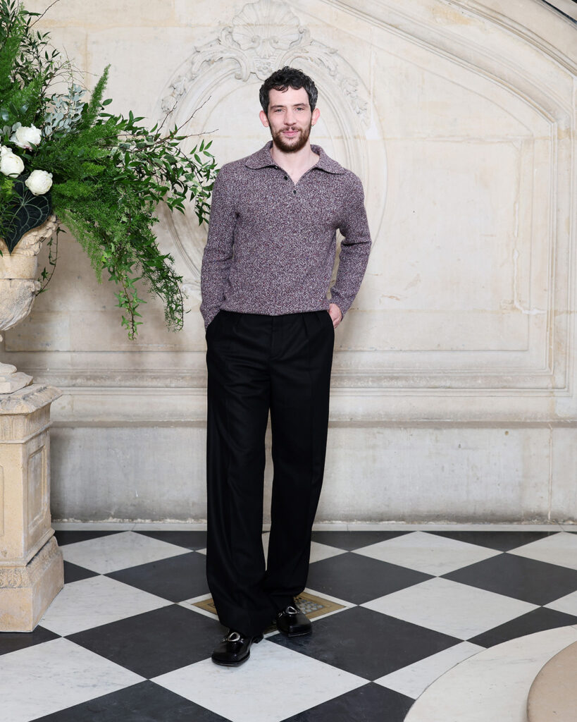 Josh O'Connor attends the Christian Dior Haute Couture Week Spring/Summer 2026 show as part of Paris Fashion Week