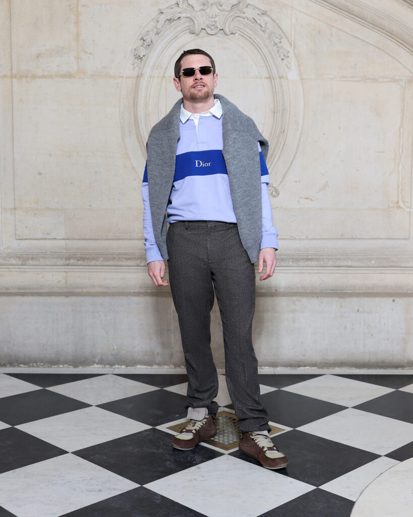 Jack O'Connell attends the Dior Homme Menswear Fall/Winter 2026-2027 show as part of Paris Fashion Week