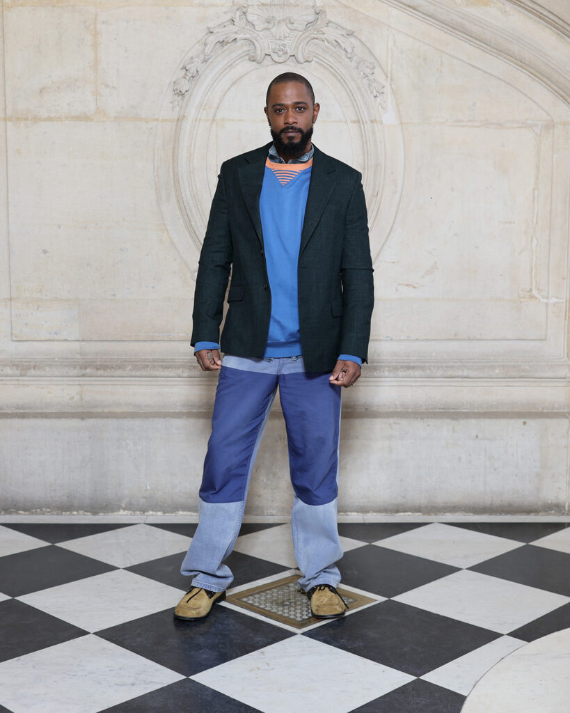 LaKeith Stanfield attends the Dior Homme Menswear Fall/Winter 2026-2027 show as part of Paris Fashion Week