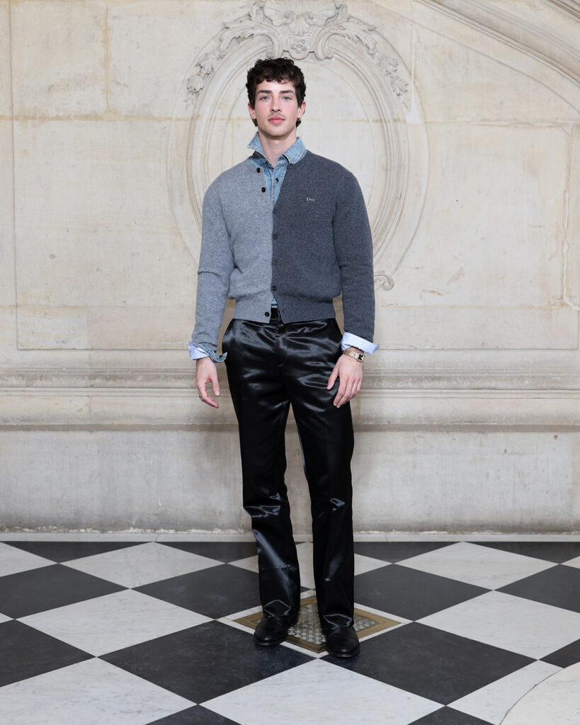 Manu Rios attends the Dior Homme Menswear Fall/Winter 2026-2027 show as part of Paris Fashion Week