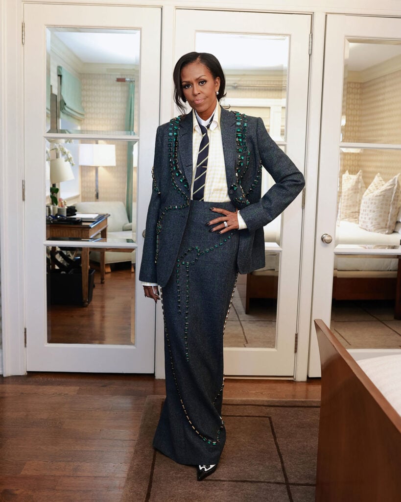 Michelle Obama Promotes 'The Look In Thom Browne