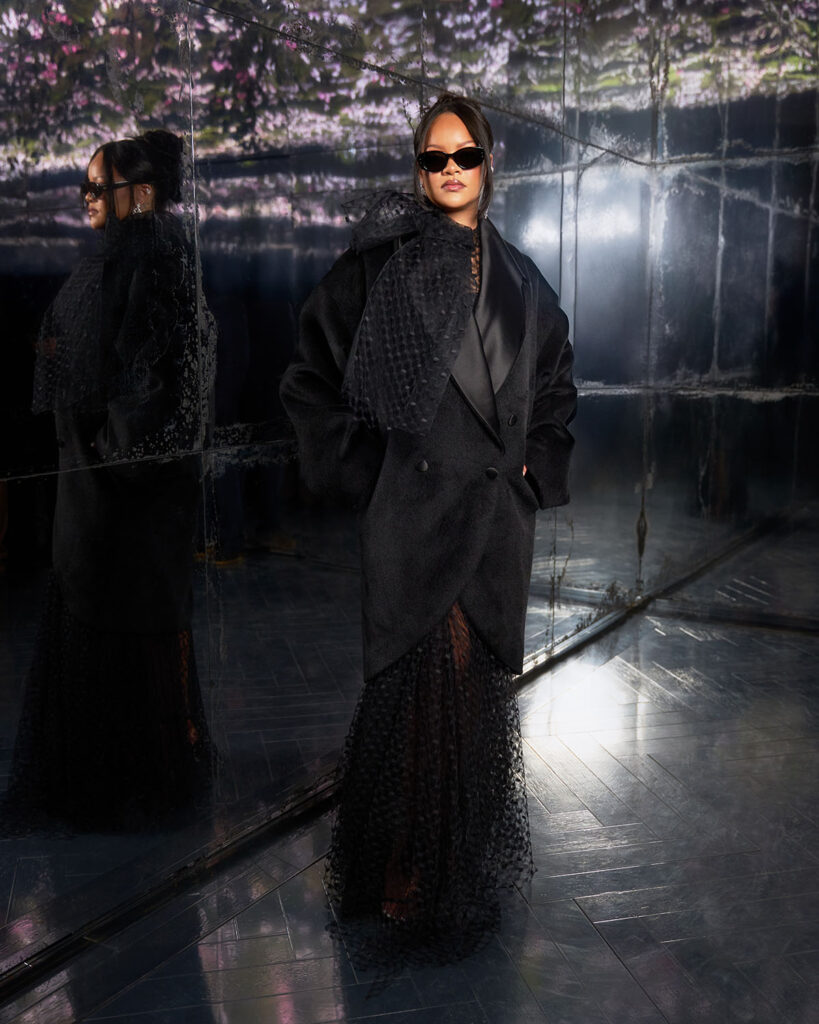 ガリアーノ期 Christian Dior 黒ループリボン タンクトップ Front Row @ Dior Spring 2024 Haute Couture