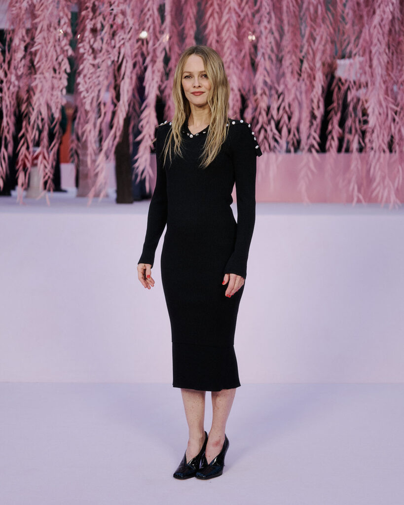 Vanessa Paradis attends the Chanel Haute Couture Week Spring/Summer 2026 show as part of Paris Fashion Week