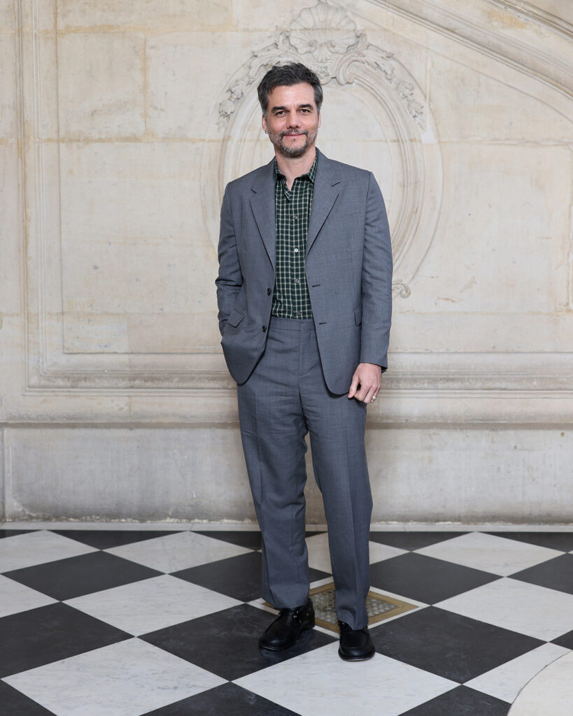 Wagner Moura attends the Dior Homme Menswear Fall/Winter 2026-2027 show as part of Paris Fashion Week 