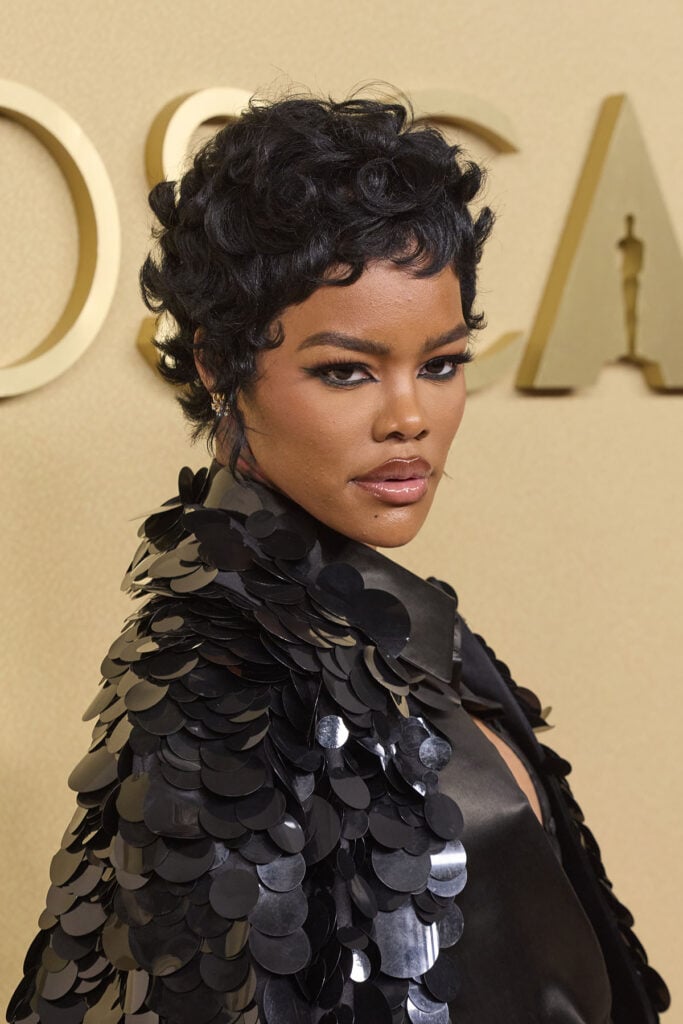 Teyana Taylor Wore Cong Tri & Altuzarra To The 2026 Oscar Nominees Luncheon, Teyana Taylor, Cong Tri Fall 2025, Altuzarra Spring 2026, Oscar Nominee Luncheon 2026, Oscar nominees luncheon fashion, Teyana Taylor Cong Tri dress, One Battle After Another, Tiffany and Co jewellery