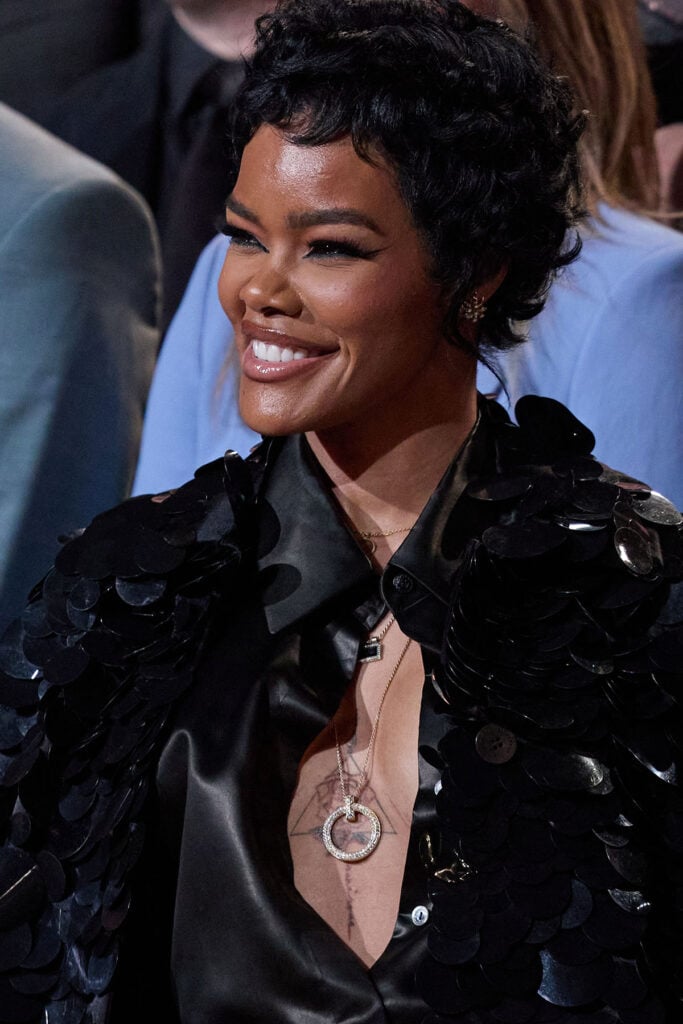 Teyana Taylor Wore Cong Tri & Altuzarra To The 2026 Oscar Nominees Luncheon, Teyana Taylor, Cong Tri Fall 2025, Altuzarra Spring 2026, Oscar Nominee Luncheon 2026, Oscar nominees luncheon fashion, Teyana Taylor Cong Tri dress, One Battle After Another, Tiffany and Co jewellery