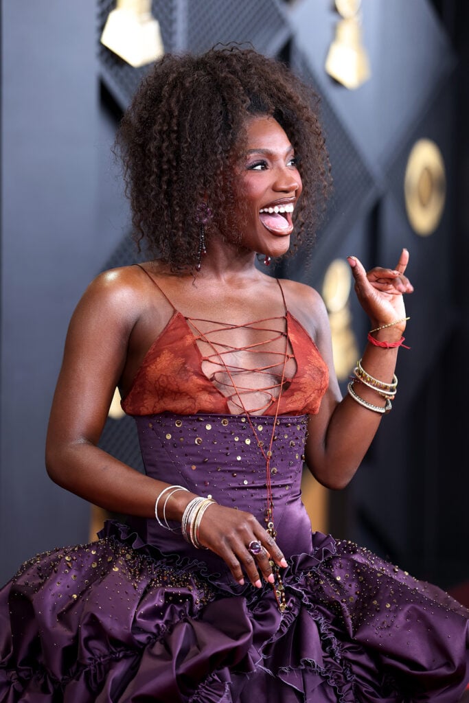 Doechii, 2026 Grammy Awards, Doechii Grammys look, Roberto Cavalli, Fausto Puglisi, Grammys red carpet fashion, celebrity style critique