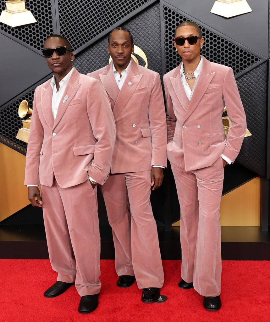 Malice and Pusha T of Clipse and Pharrell Williams attend the 68th GRAMMY Awards 
