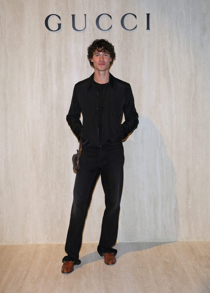 Shawn Mendes attends the Gucci FW26 Fashion Show