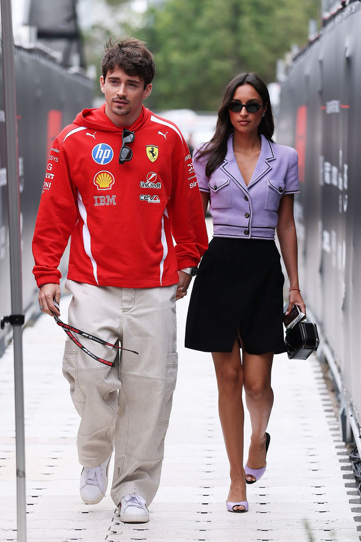 Alexandra Leclerc Wore Meshki & Vintage Chanel At The F1 Australian Grand Prix