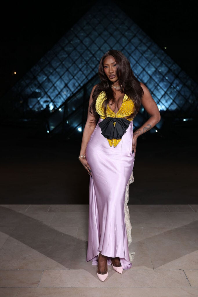 Aya Nakamura Le Grand Dîner du Louvre, Aya Nakamura Le Grand Dîner du Louvre Paris, Aya Nakamura Le Grand Dîner du Louvre red carpet, Aya Nakamura Valentino Fall 2025, Aya Nakamura Valentino Paris event, Aya Nakamura Valentino red carpet Paris, Valentino Fall 2025 Aya Nakamura Paris, Valentino Le Grand Dîner du Louvre celebrity style, Valentino Paris red carpet Aya Nakamura, Aya Nakamura Paris fashion event Valentino