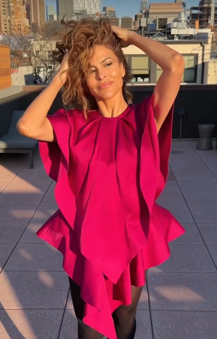 Eva Mendes Wore Stella McCartney To The ‘Project Hail Mary’ New York Premiere