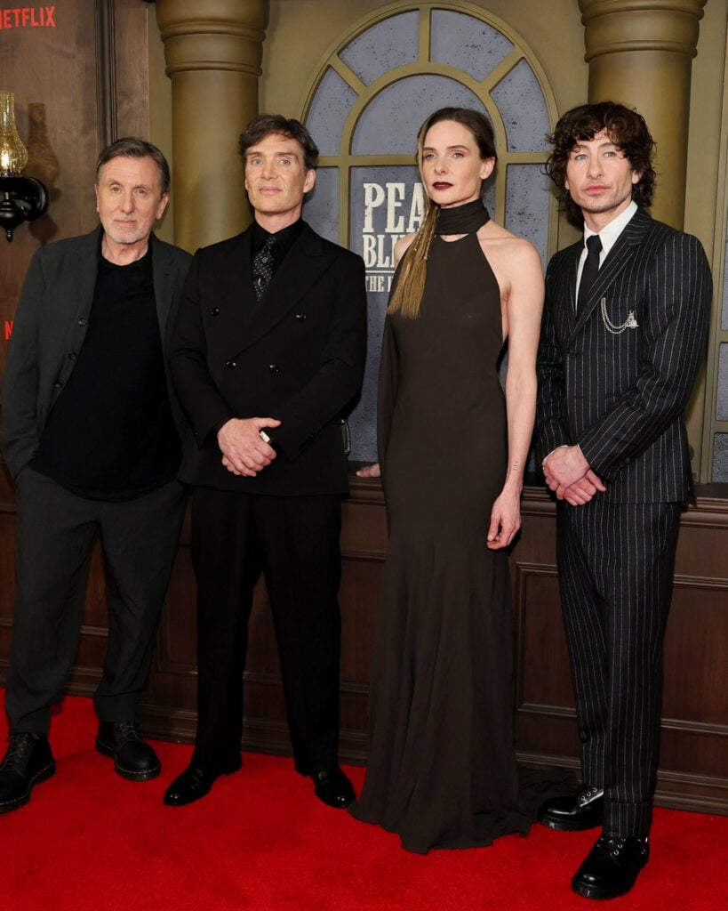 Rebecca Ferguson Peaky Blinders The Immortal Man New York premiere, Cillian Murphy Peaky Blinders The Immortal Man New York premiere, Barry Keoghan Peaky Blinders The Immortal Man New York premiere, Rebecca Ferguson Cillian Murphy Barry Keoghan Peaky Blinders premiere, Peaky Blinders The Immortal Man New York red carpet, Rebecca Ferguson red carpet style Peaky Blinders premiere, Cillian Murphy premiere style New York, Barry Keoghan red carpet Peaky Blinders premiere, Netflix Peaky Blinders The Immortal Man premiere, Peaky Blinders New York premiere celebrity style