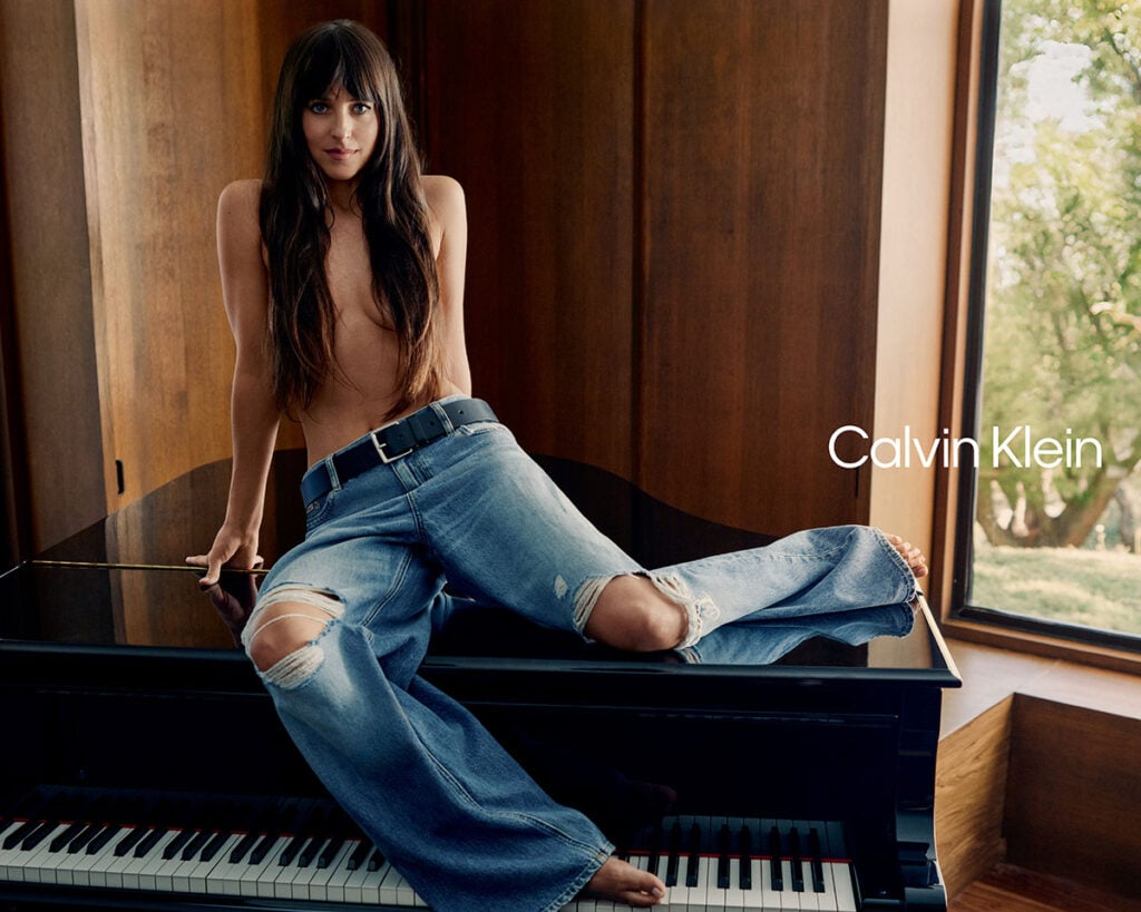 Dakota Johnson Calvin Klein campaign, Dakota Johnson Spring 2026 campaign, Calvin Klein Spring 2026 campaign, Dakota Johnson Calvin Klein denim, Dakota Johnson Calvin Klein underwear, Calvin Klein celebrity campaign, Dakota Johnson fashion campaign, Calvin Klein jeans campaign, Dakota Johnson Calvin Klein photos, Calvin Klein Spring 2026 advertising