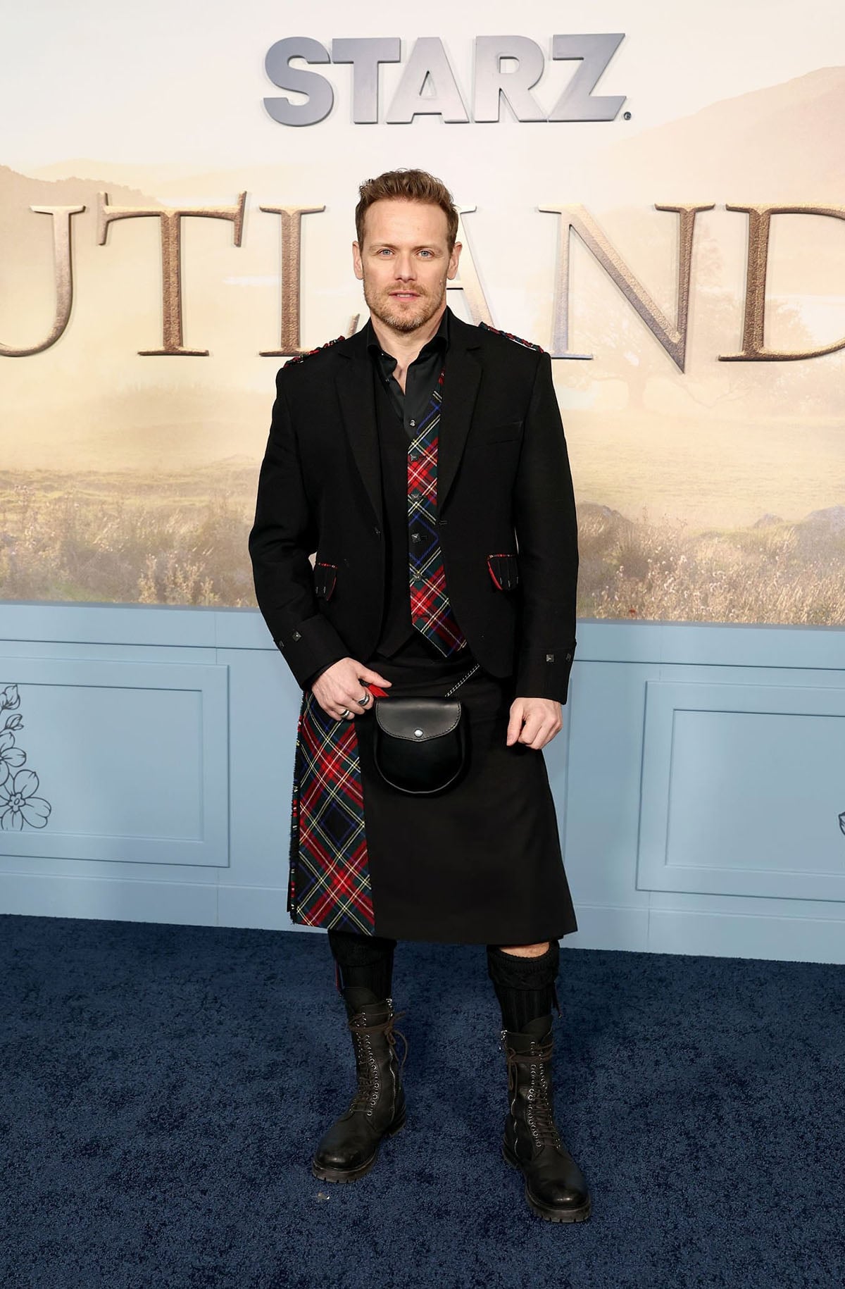 Sam Heughan Wore Siobhan Mackenzie To The ‘Outlander’ Season 8 New York Premiere