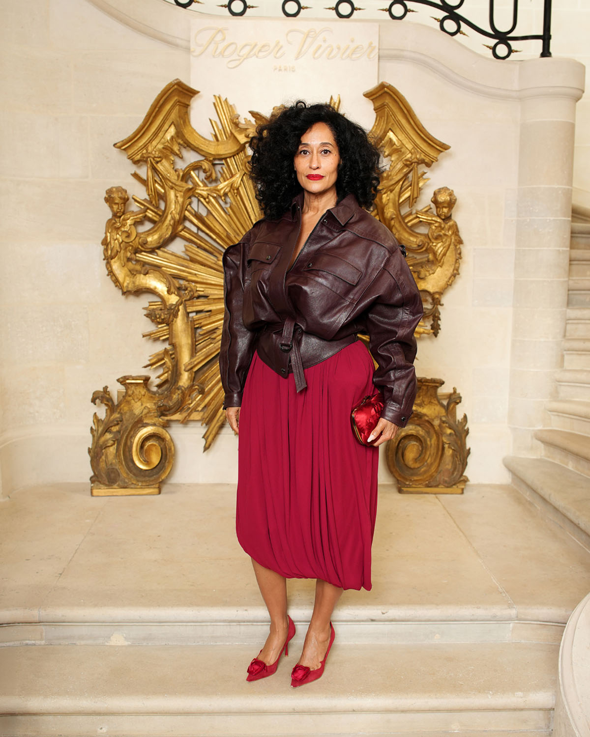 Tracee Ellis Ross Wore Magda Butrym To The Roger Vivier Fall 2026 Presentation