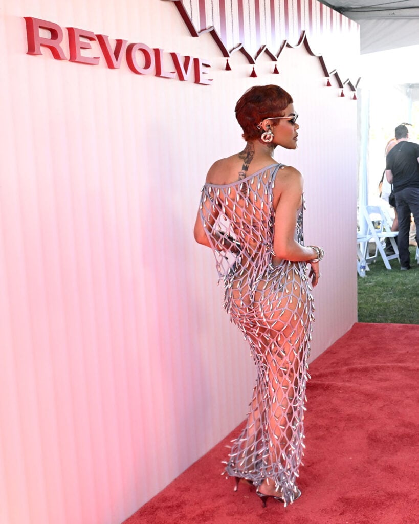 Teyana Taylor REVOLVE Festival, REVOLVE Festival red carpet, Teyana Taylor REVOLVE LOS ANGELES, REVOLVE LOS ANGELES REVOLVE Festival, Teyana Taylor outfit REVOLVE Festival, REVOLVE Festival fashion 2026, Teyana Taylor style REVOLVE Festival, REVOLVE LOS ANGELES Aziza gown, Bella Hadid REVOLVE LOS ANGELES, REVOLVE Festival celebrity style