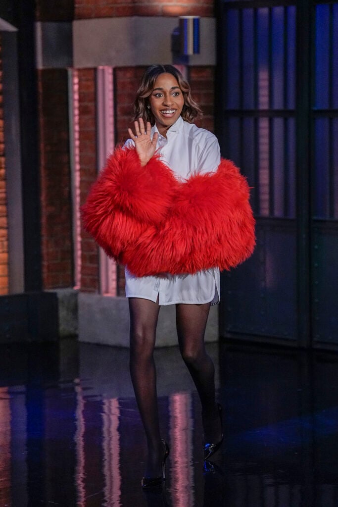 Ayo Edebiri Wore Chanel On Late Night with Seth Meyers