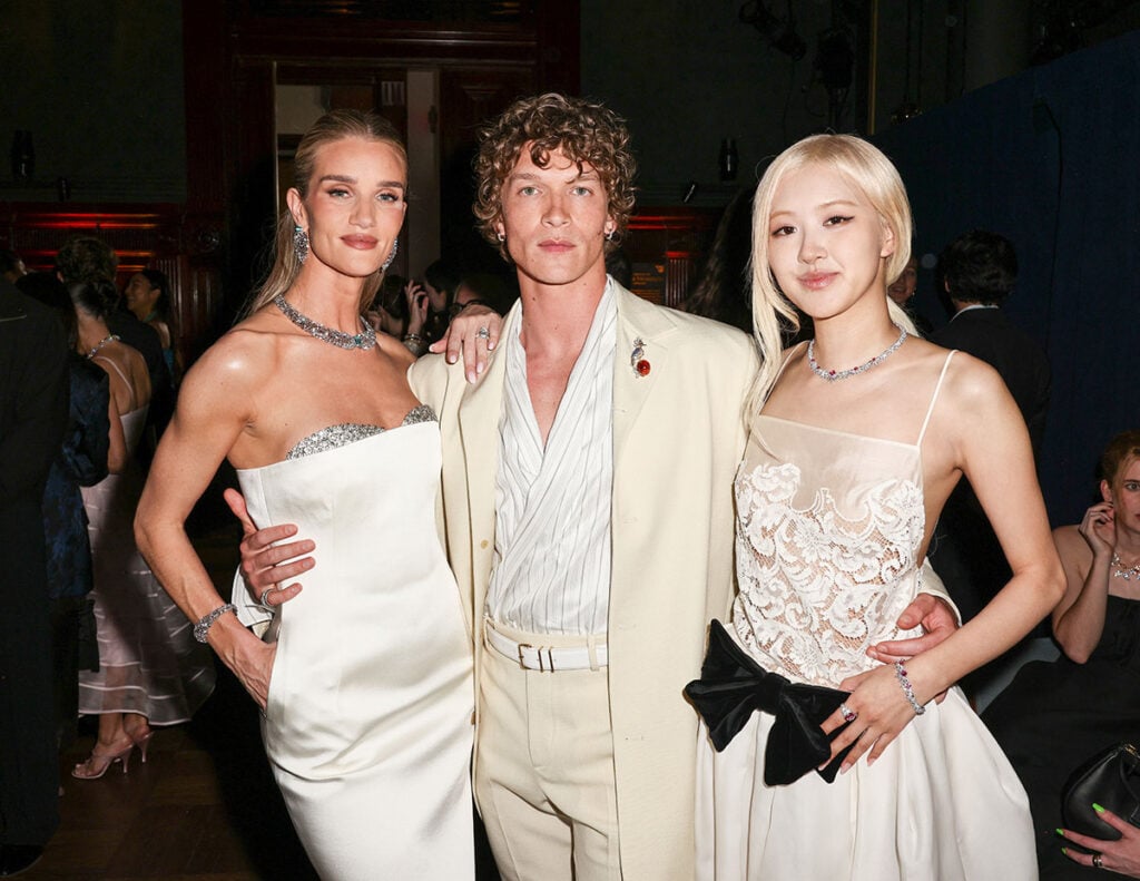 Connor Storrie Tiffany Blue Book 2026 Launch
Tiffany Blue Book 2026 Hidden Garden Red Carpet
Calvin Klein Collection Tiffany Blue Book 2026 Launch
Connor Storrie Calvin Klein Collection Suit
Tiffany & Co Hidden Garden New York Event