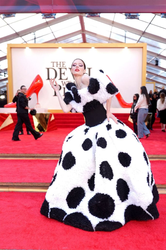Coco Rocha The Devil Wears Prada 2 New York Premiere, The Devil Wears Prada 2 New York Premiere Red Carpet, Christian Siriano Spring 2026 The Devil Wears Prada 2 Premiere