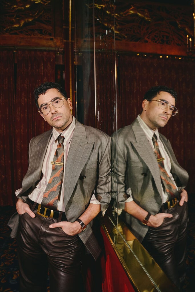 Dan Levy Big Mistakes New York Premiere, Big Mistakes New York Premiere red carpet, Dan Levy Versace Spring 2026, Versace Big Mistakes Premiere, Versace Spring 2026 Dan Levy