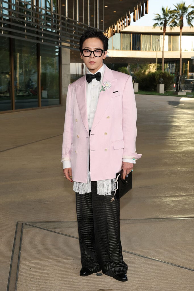 G-Dragon attends LACMA's Opening Gala for The David Geffen Galleries 