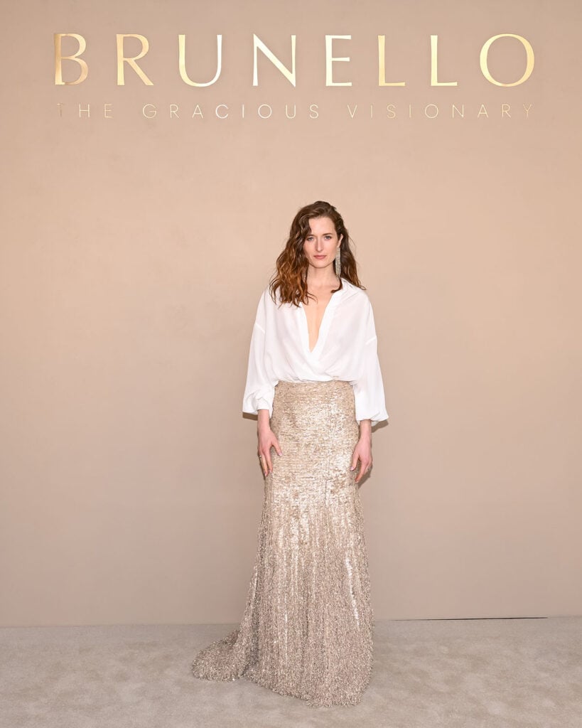 Grace Gummer Brunello Cucinelli gala screening, Grace Gummer Running Point screening red carpet, Brunello Cucinelli Grace Gummer New York event, Brunello Cucinelli gala screening red carpet Grace Gummer