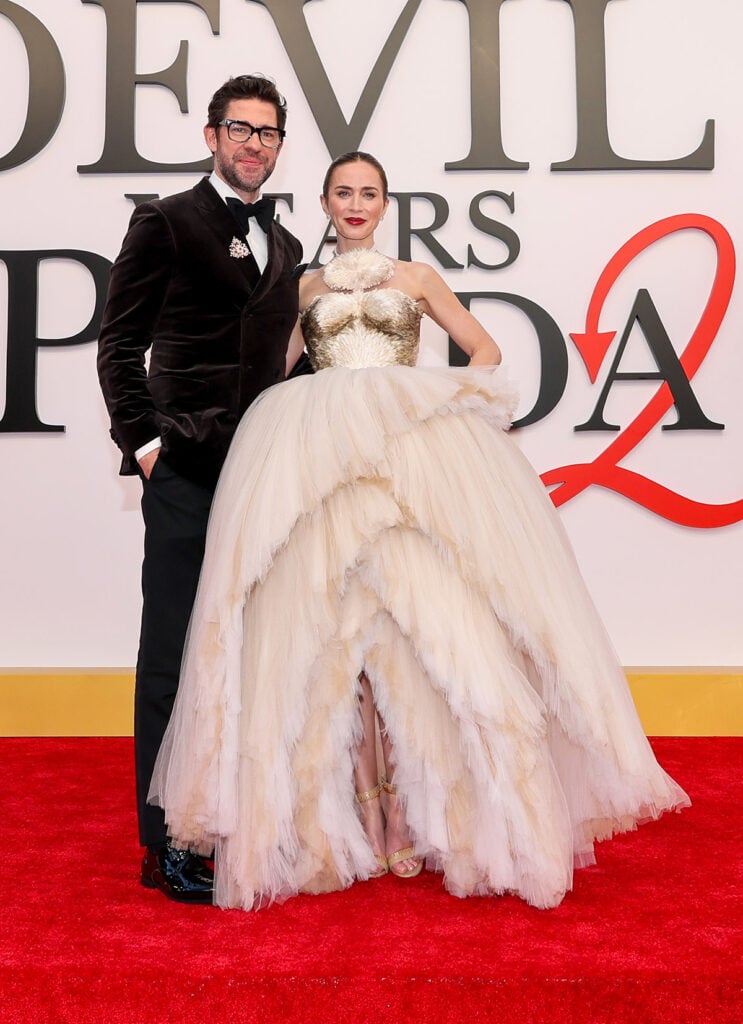 John Krasinski and Emily Blunt attend the world premiere of The Devil Wears Prada 2