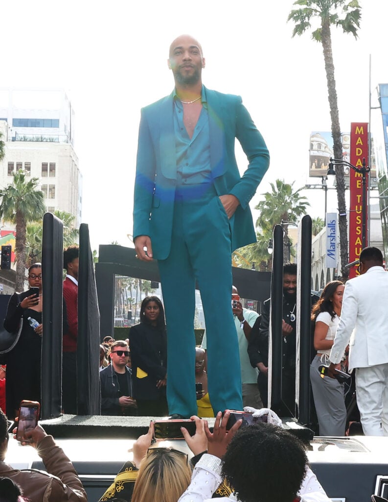Kendrick Sampson attends Lionsgate's "Michael" Los Angeles premiere 