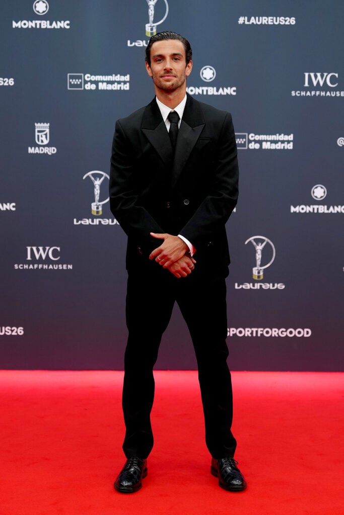 Italian tennis player Lorenzo Musetti attends the Laureus World Sports Awards Madrid 2026 