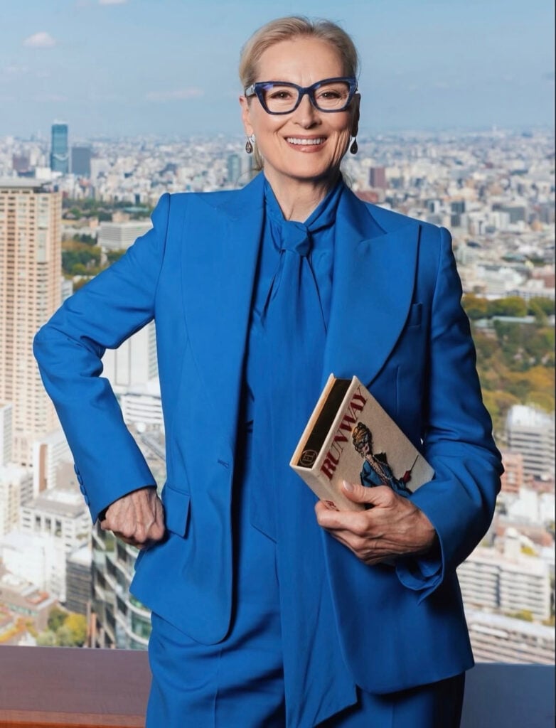 Meryl Streep The Devil Wears Prada 2 Tokyo press tour
The Devil Wears Prada 2 press tour fashion
Meryl Streep Tokyo red carpet style
McQueen Meryl Streep Tokyo press tour
Meryl Streep McQueen suit Tokyo
Olympia Le-Tan Runway clutch Meryl Streep
Stuart Weitzman Meryl Streep Tokyo