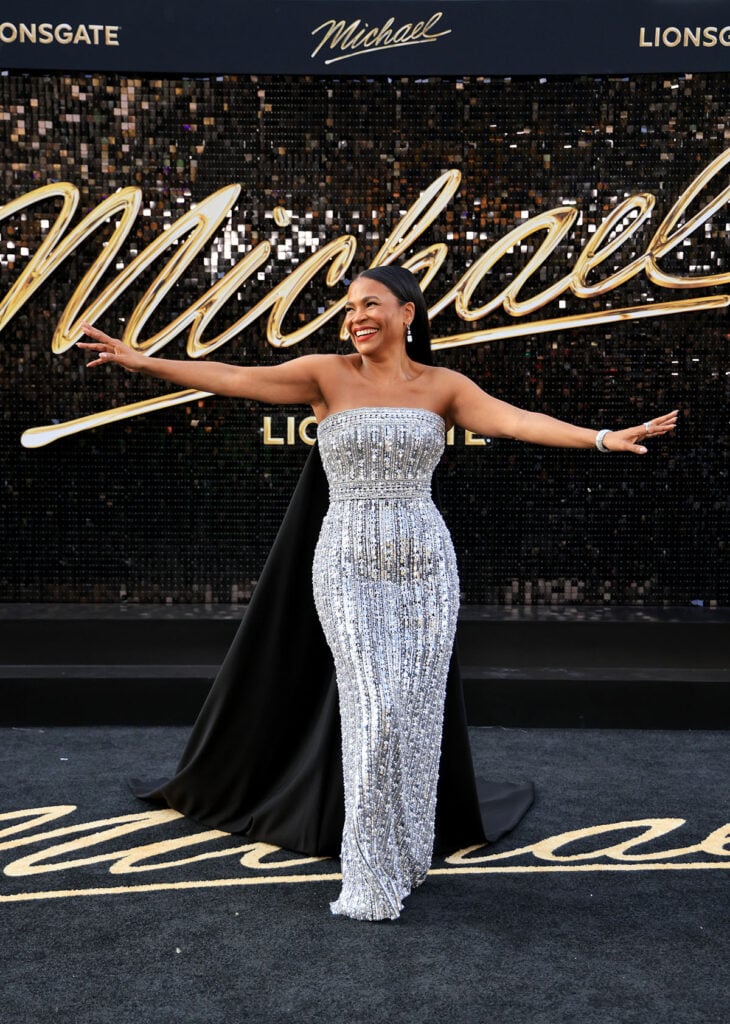 Nia Long Michael premiere, Nia Long red carpet Michael LA, Michael LA premiere red carpet, Pamella Roland Michael premiere, Pamella Roland Fall 2024 Nia Long
