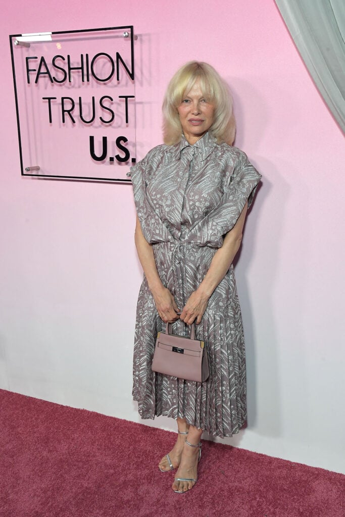 Pamela Anderson attends the Fashion Trust U.S 2026 Awards