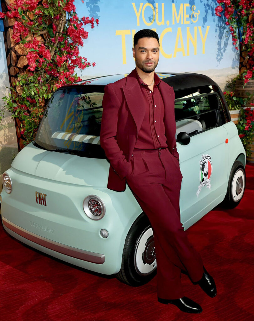 Regé-Jean Page You Me & Tuscany Premiere, Regé-Jean Page Red Carpet, You Me & Tuscany New York Premiere Fashion, Giuliva Heritage Fall 2026, Giuliva Heritage Premiere, Regé-Jean Page Giuliva Heritage Suit, Jazz at Lincoln Center Red Carpet