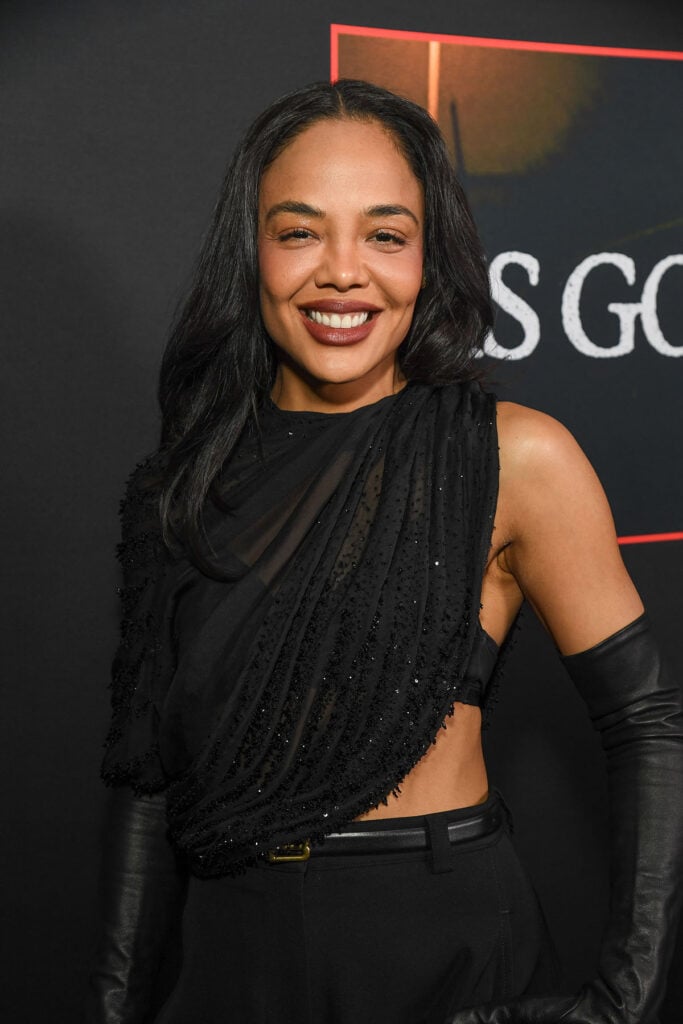 Tessa Thompson Is God Is New York premiere
Is God Is premiere red carpet Brooklyn Academy of Music
Tessa Thompson Balenciaga Fall 2026
Balenciaga Is God Is premiere Tessa Thompson
Janelle Monáe Is God Is premiere New York
Tessa Thompson red carpet style Balenciaga