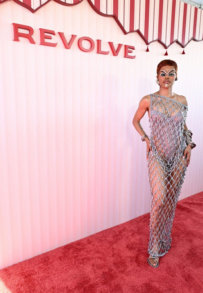 Teyana Taylor Wore Revolve Los Angeles To The 2026 Revolve Festival, Teyana Taylor REVOLVE Festival, REVOLVE Festival red carpet, Teyana Taylor REVOLVE LOS ANGELES, REVOLVE LOS ANGELES REVOLVE Festival, Teyana Taylor outfit REVOLVE Festival, REVOLVE Festival fashion 2026, Teyana Taylor style REVOLVE Festival, REVOLVE LOS ANGELES Aziza gown, Bella Hadid REVOLVE LOS ANGELES, REVOLVE Festival celebrity style
