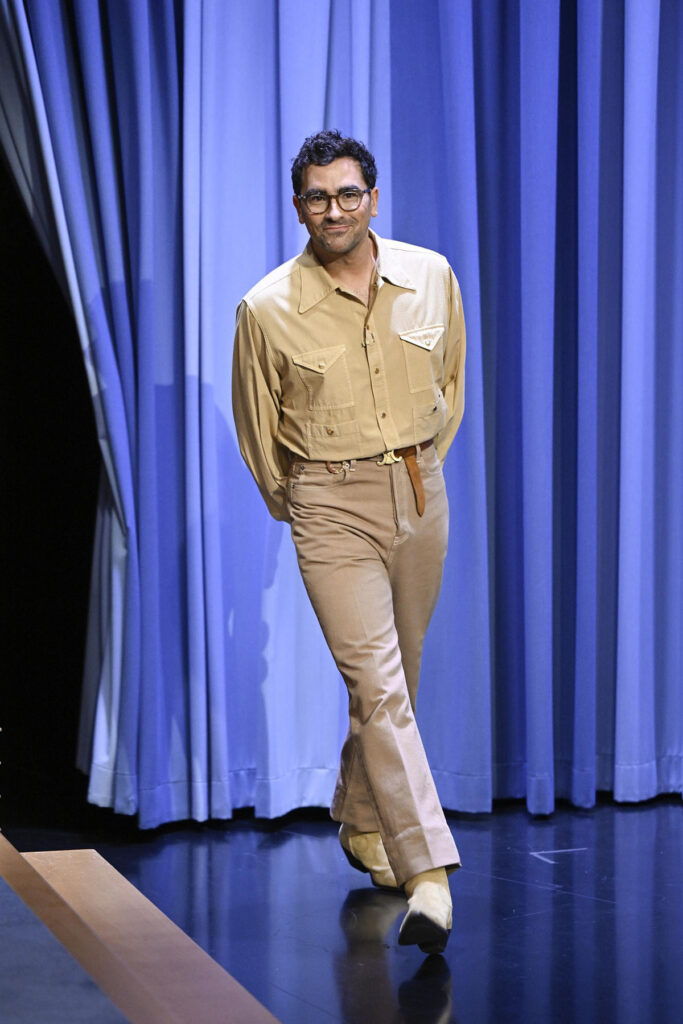 Donald Glover Celine Japan Premiere, Dan Levy Celine Jimmy Fallon, Noah Jupe Miu Miu Romeo and Juliet London, Robert Pattinson Dior Paris Press Day, menswear red carpet Donald Glover Dan Levy Noah Jupe Robert Pattinson, celebrity menswear 2026